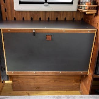 Storage cabinet on wheelhouse