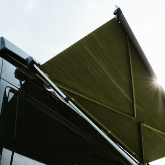 Awning for over 6 m vehicle length