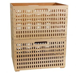 “Fruit crate” storage crate made of wood